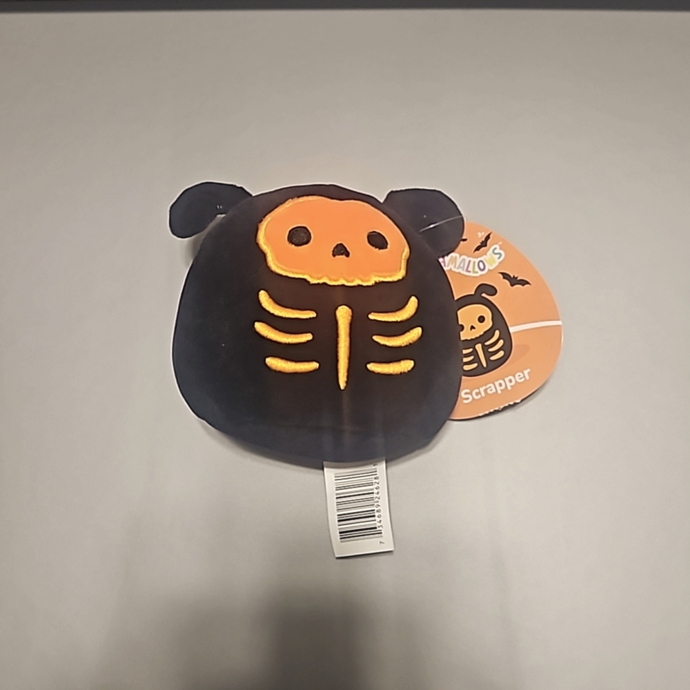 Scrapper the Skelton dog Squishmallow